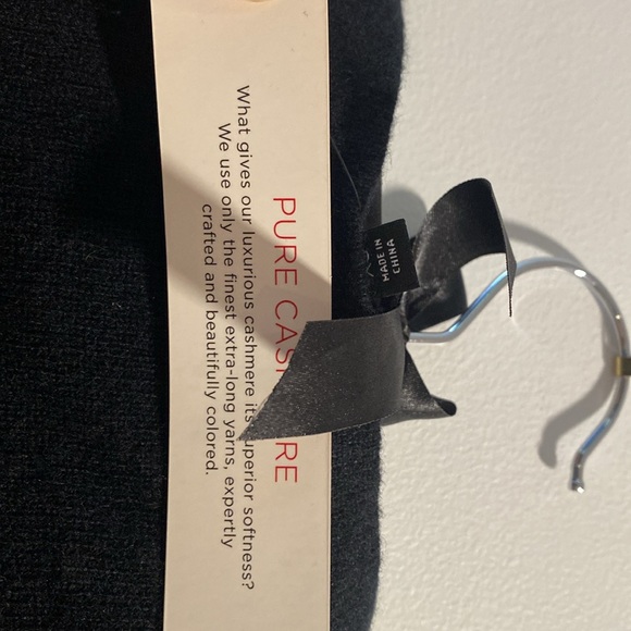 Talbots Black cashmere sweater. New with tags. Women size XS - Picture 5 of 6